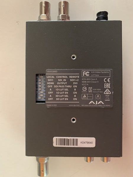 AJA (LUT-box) SDI to HDMI Carousel 5