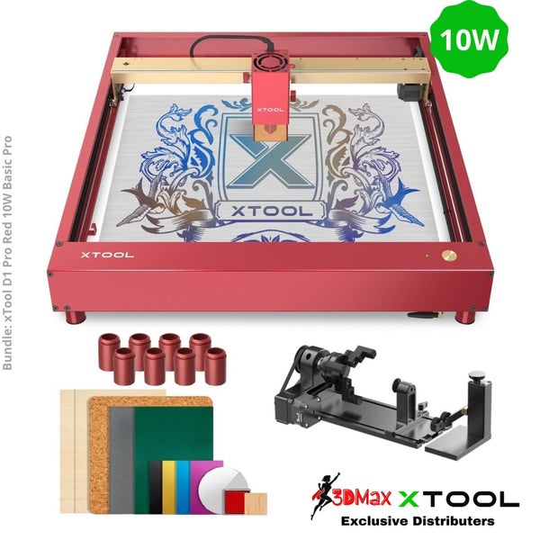 xTool D1 Pro 10W Higher Accuracy Diode DIY Laser Engraving & Cutting Bundle Carousel 1