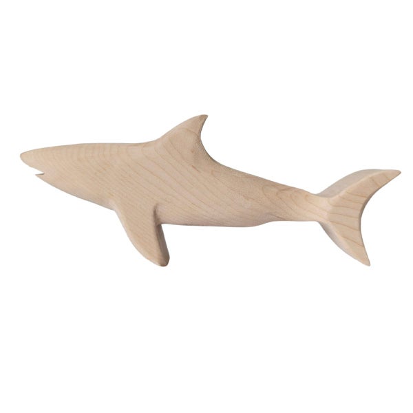 NOM Handcrafted Great White Shark - Blank Carousel 2
