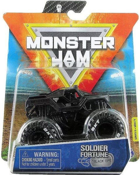 Monster Jam 1:64 Scale Series 11: Soldier Fortune Black Ops - Legacy Trucks Carousel 1