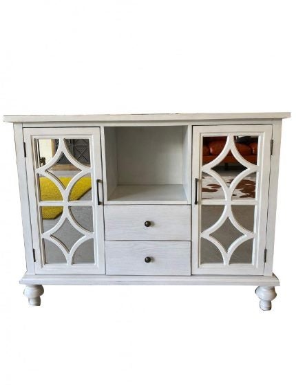 CLEARANCE **55% Off ** Luna Sideboard/Buffet W122 - White Carousel 1