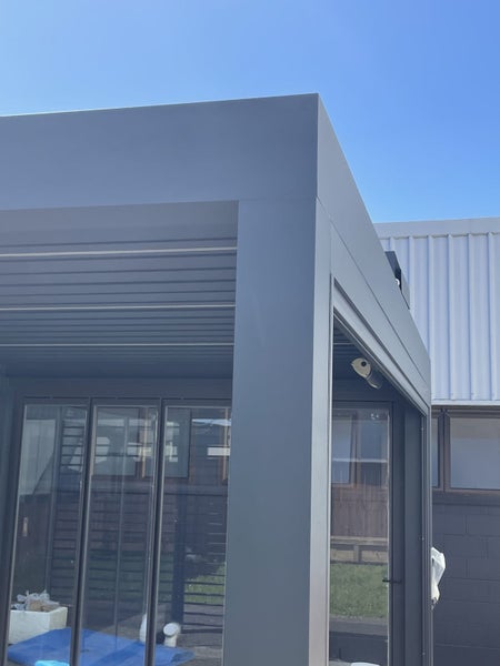 Robust Pergola/Louvre system 4x3M (manual) Grey62938590921346112