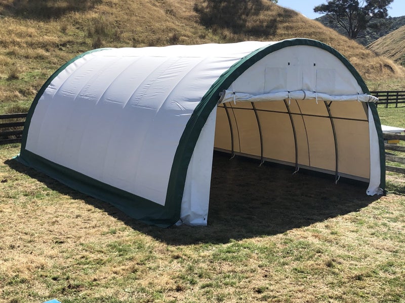 9.1m long x 6.1m wide Storage Shed/Garage/Shelter Carousel 1