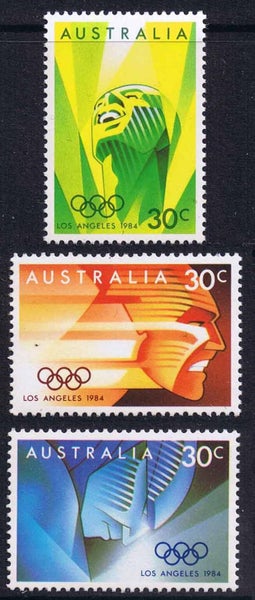 Australia 1984 Olympic Games set, mint. Los Angeles Carousel 1