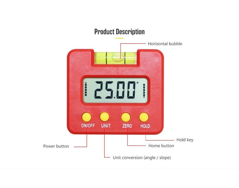 New Digital Protractor Angle Ruler Level Meter on Afterpay Carousel 4