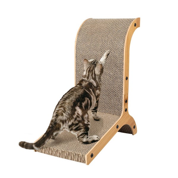 Pawz Cat Scratch Pad Cardboard Kitten Cat Scratcher Scratching Board Scatch Toy Carousel 1