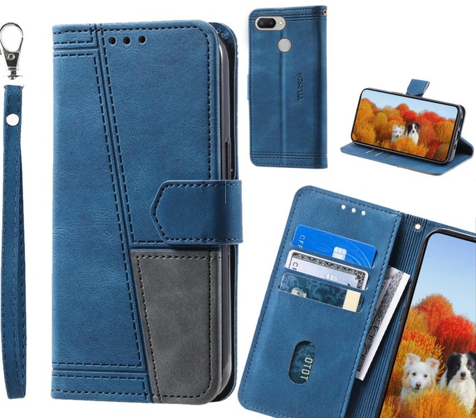 Xiaomi Redmi 6 Case Wallet Premium Denim Leather Cover Carousel 1