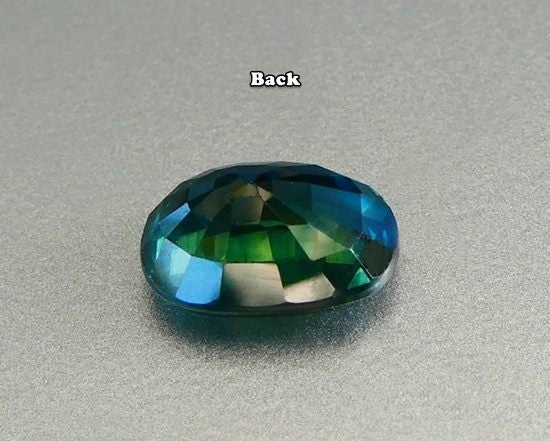 3.51CT CERTIFIED UNHEATED HUGE OVAL 100% NATURAL BLUE GREEN SAPPHIRE Carousel 4