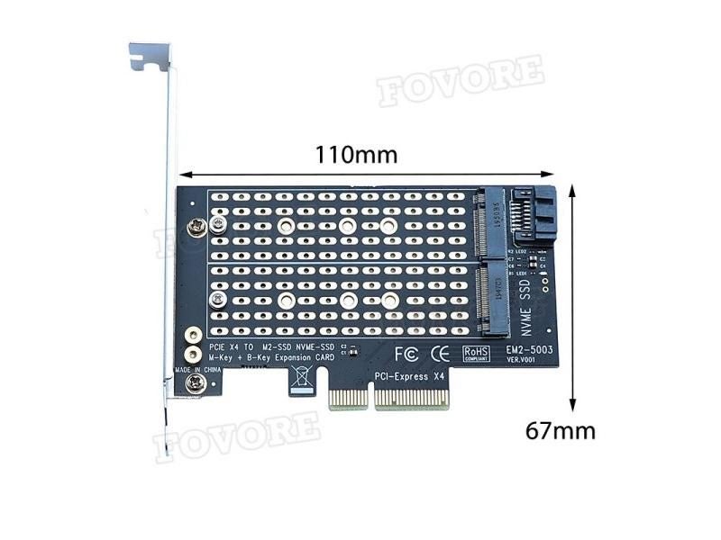 Add On Cards PCIE To M2/M.2 Adapter For SSDs Carousel 1