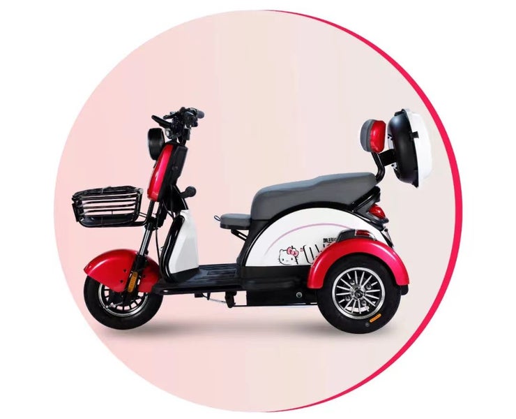 Electric Tricycle Tcat Plus Mobility, 48V golf cart, white Carousel 1