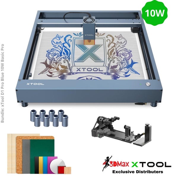 xTool D1 Pro 10W Higher Accuracy Diode DIY Laser Engraving & Cutting Bundle Carousel 1