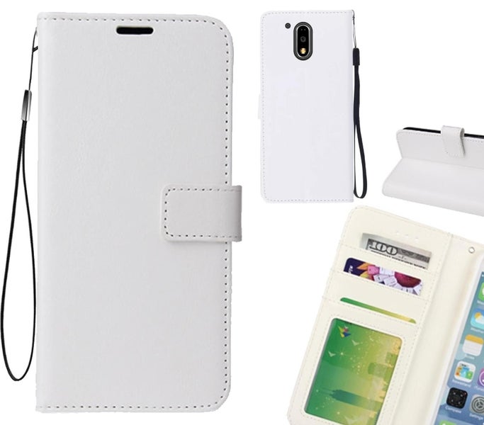 MOTO G4 PLUS case Wallet Leather Magnetic Smart Flip Folio Case Carousel 1