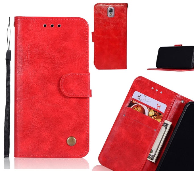 Galaxy Note 3 Case Vintage Fine Leather Wallet Case Carousel 1