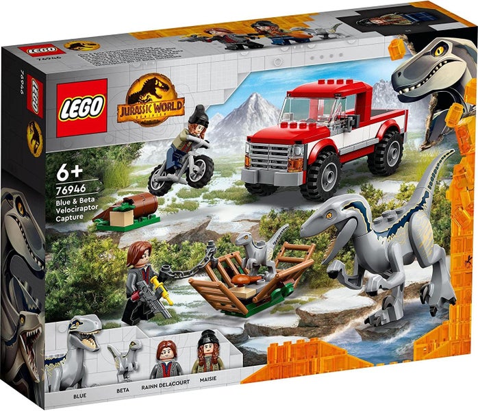 LEGO Jurassic World Dominion: Set 76946 - Blue & Beta Velociraptor Capture Carousel 1