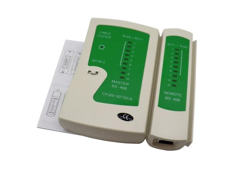Network Cable Tester For RJ45 RJ11 RJ12 CAT5 UTP LAN Telephone Lines Carousel 1