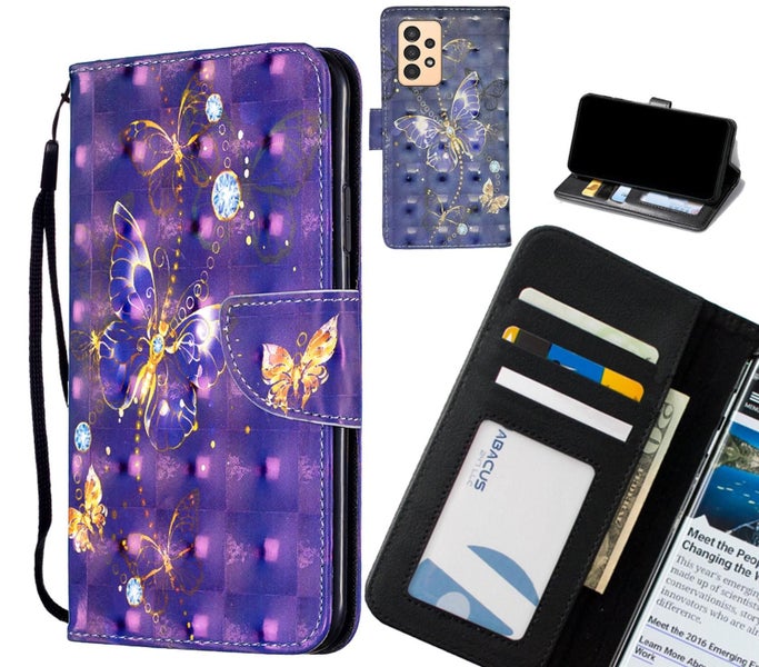 Samsung Galaxy A13 Case Leather Wallet Case 3D Pattern Printed Carousel 1