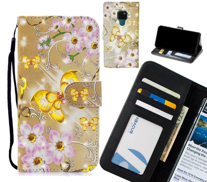 Huawei Mate 20 Case Leather Wallet Case 3D Pattern Printed Carousel 1