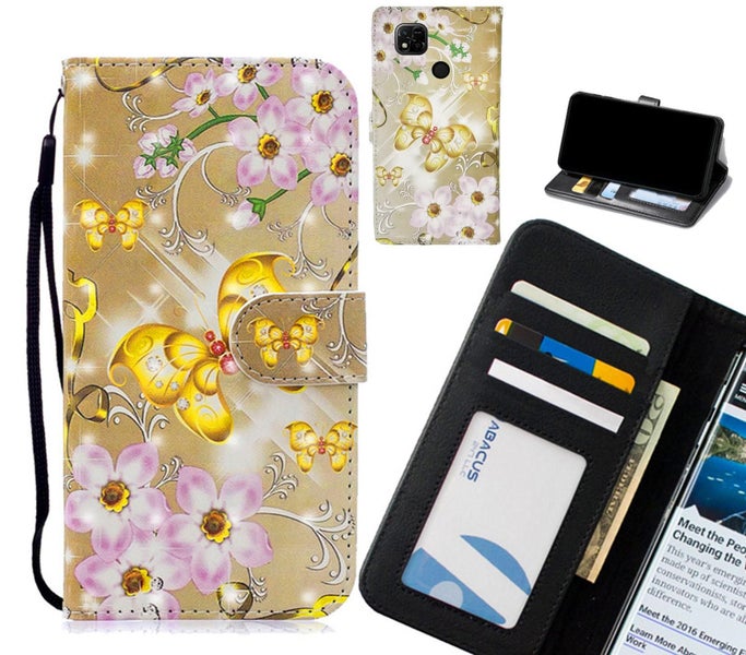 Xiaomi Redmi 10A Case Leather Wallet Case 3D Pattern Printed Carousel 1