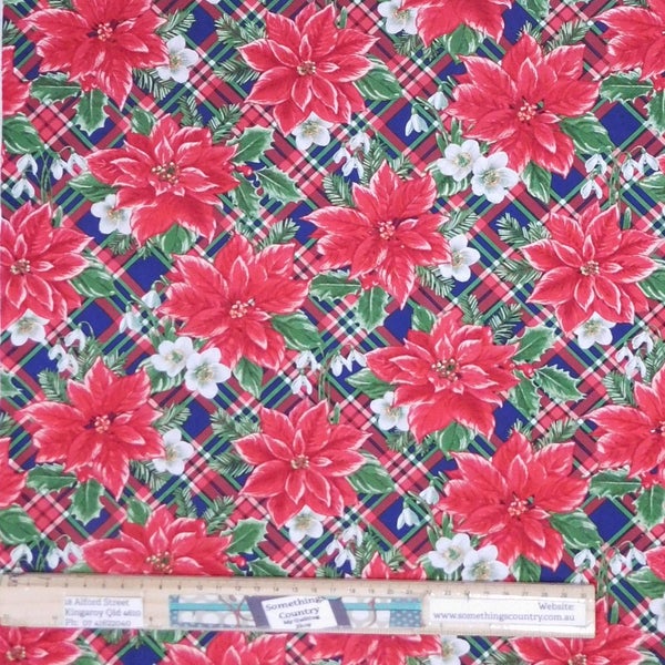 Patchwork Quilting Sewing Fabric Christmas Traditions 50x55cm FQ Carousel 1