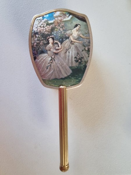 Old Fashioned Vanity Brush with Ballerinas Carousel 1
