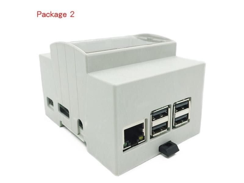 Raspberry Pi 4 Model B ABS White Case For 4/3B /3B Carousel 1