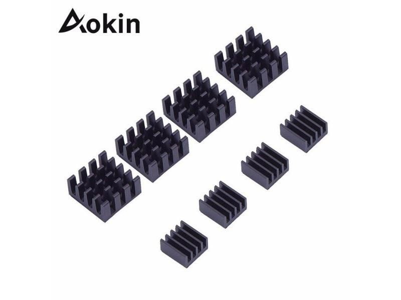 8pcs For Raspberry Pi Aluminum Heatsink Heat Sink Computer Cooler Radiator For Carousel 1