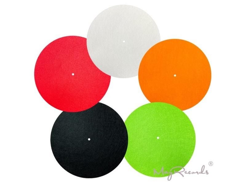 3MM Anti Static 12'' Felt Record Mat For Phonograph Turntable Carousel 2