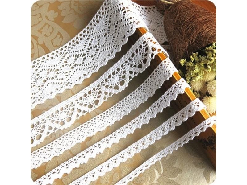 5 Meter Roll Cotton Embroidered Lace Ribbon For DIY Clothes Sewing Carousel 2