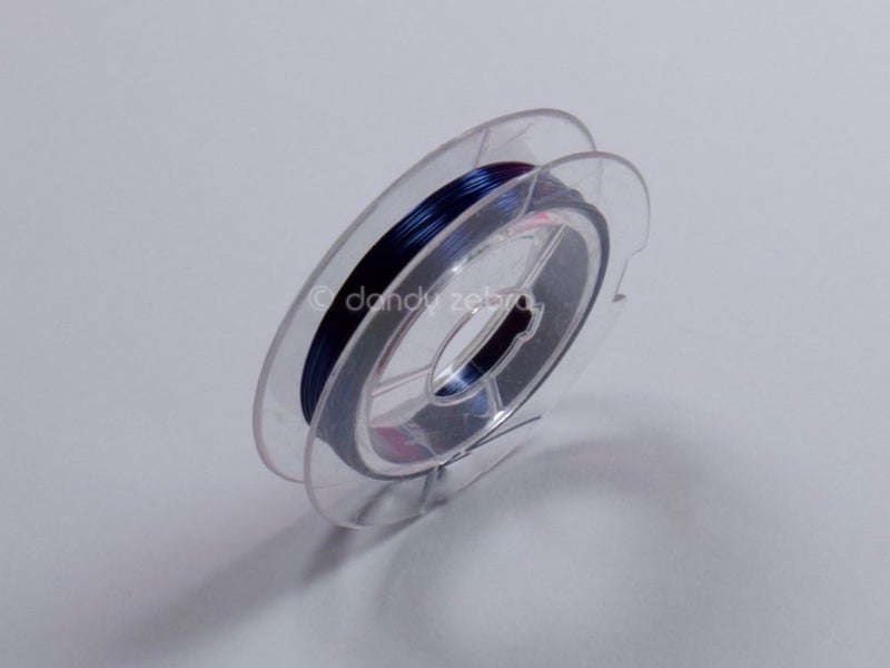 Jewellery / Jewelry Wire - 0.3mm thick - Blue Carousel 1
