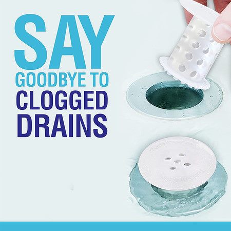 Sink Tub Drain Protector Hair Catcher Strainer Snare Carousel 7