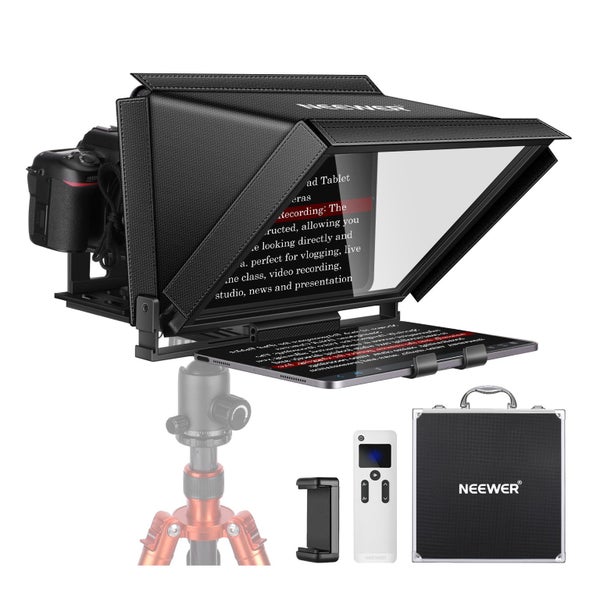 NEEWER Teleprompter X12 with 2.4G Remote for iPad iOS/Android Tablet Smartphone Carousel 1