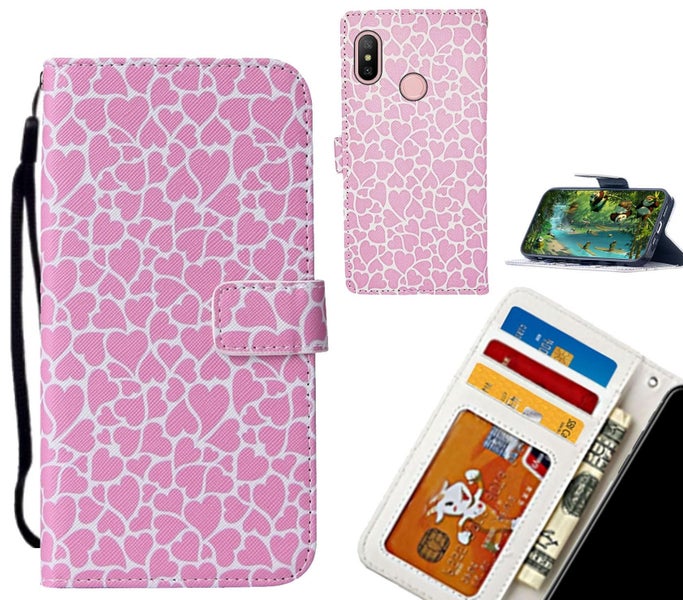 Xiaomi Redmi 6 Pro case leather wallet case printed ID Carousel 1