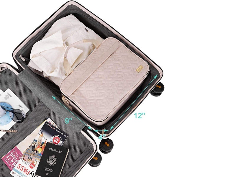 Travel Toiletry Bag Cosmetic Bag Makeup Bag Toiletry Case Pink Carousel 6