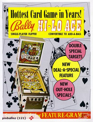 Bally Hi-Lo Ace Pinball Ring Set Carousel 1