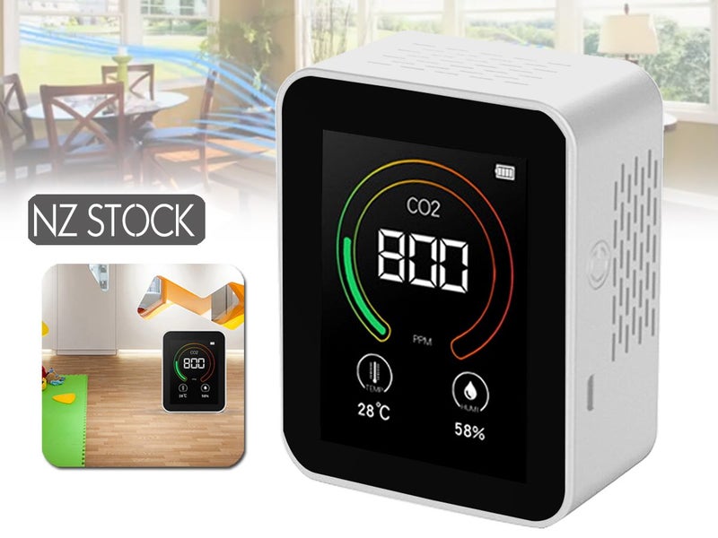 CO2 Detector Air Quality Monitor NZ Clearance Carousel 1
