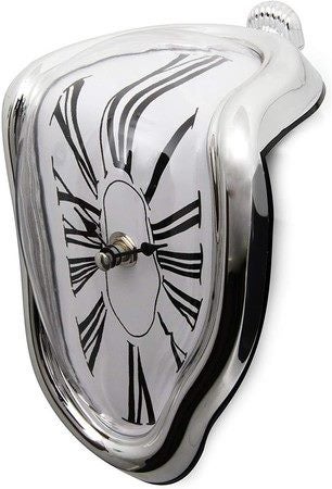 Melting Clock Table Melting Time Flow Desk Shelf Clock Carousel 2
