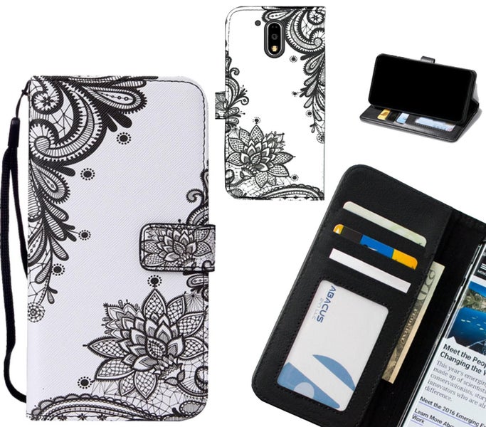 MOTO G4 PLUS case leather wallet case printed ID Carousel 1