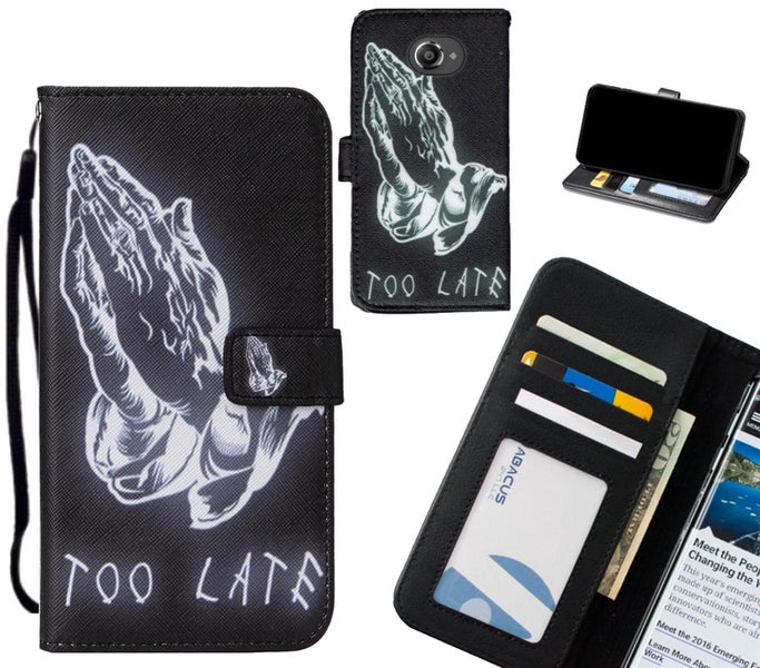 Vodafone Ultra 7 case leather wallet case printed ID Carousel 1