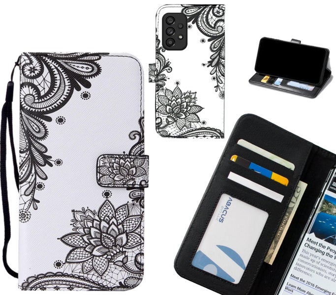 Samsung Galaxy A53 5G case leather wallet case printed ID Carousel 1