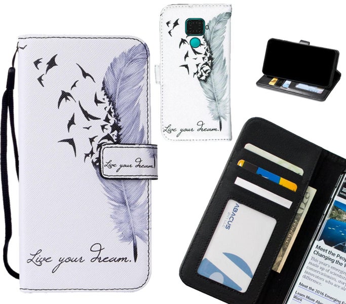 Huawei Mate 30 Lite case leather wallet case printed ID Carousel 1