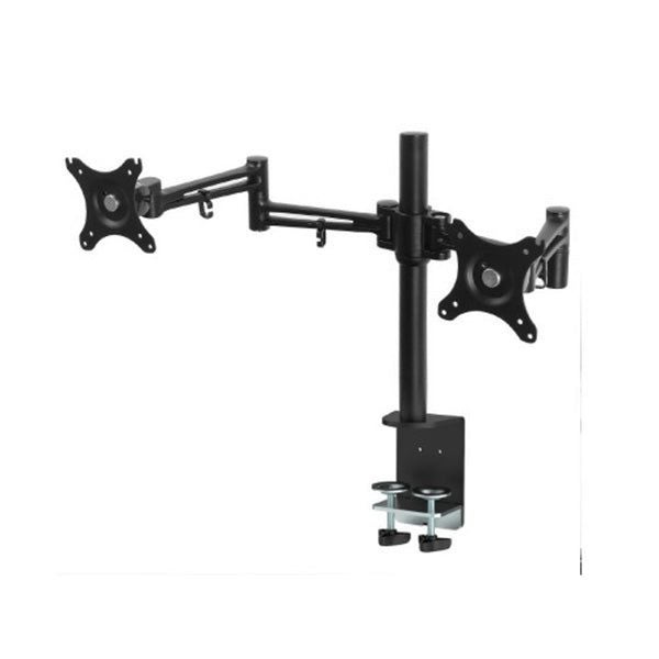 Monitor Arm Mount Dual Black Carousel 1