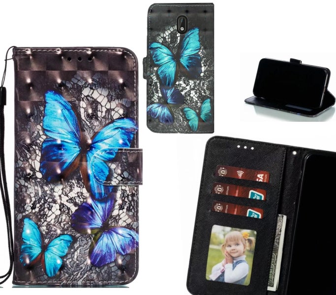 Nokia 3 Case Leather Wallet Case 3D Pattern Printed Carousel 1
