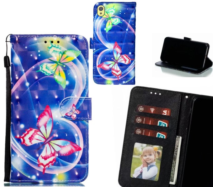 Sony Xperia XA Case Leather Wallet Case 3D Pattern Printed Carousel 1
