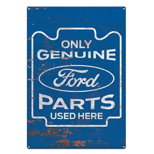 FORD GENUINE PARTS METAL SIGN Carousel 1