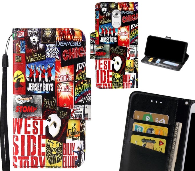 HUAWEI MATE 8 Case wallet fine leather case printed Carousel 1