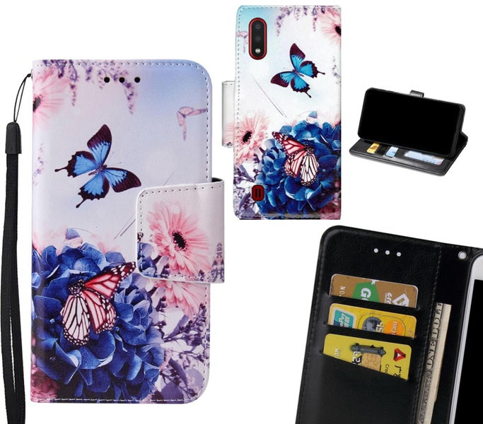 Samsung Galaxy A01 Case wallet fine leather case printed Carousel 1