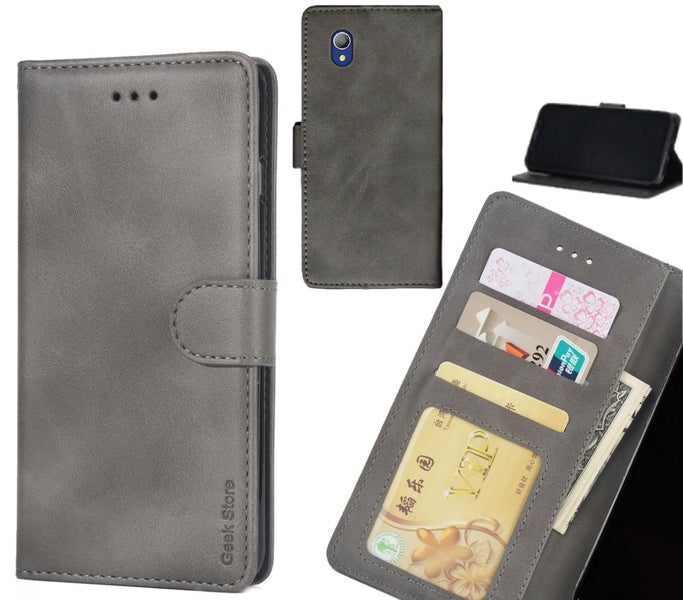 Alcatel 1 case executive leather wallet case Carousel 1