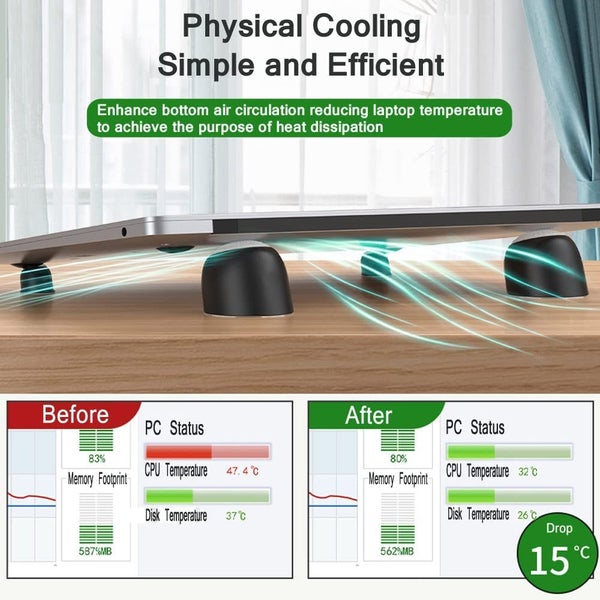 Magnetic Laptop Stand Holder Laptop Cooling Pad Carousel 2