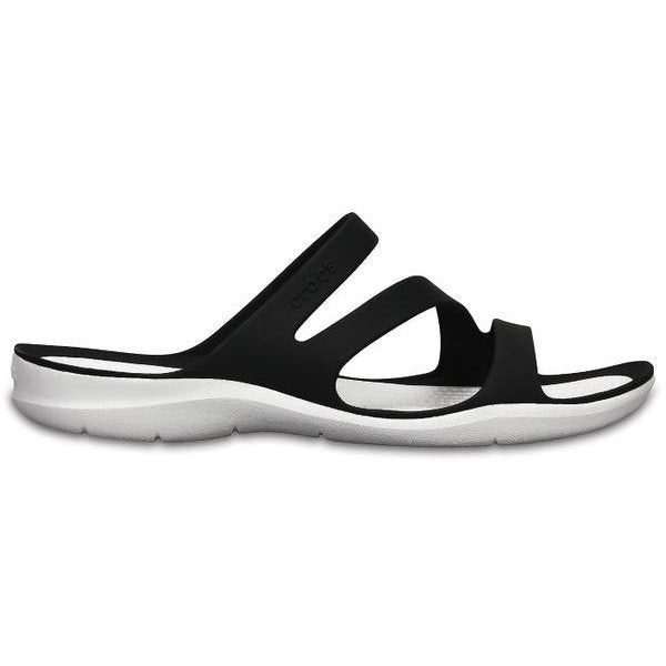 Crocs - Swiftwater Sandal Black/White womens 7-11 Carousel 2