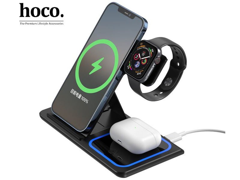 3 In 1 Portable Wireless Charger Detachable Carousel 2